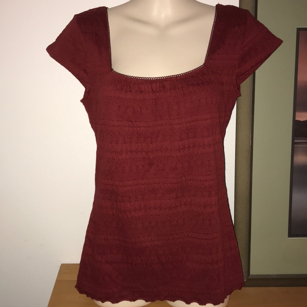 Liz&co. Sz M . Scoop neck top